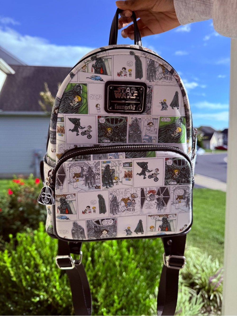 Loungefly Star Wars Darth Vader and Son Comic Mini Backpack Jeffrey Brown